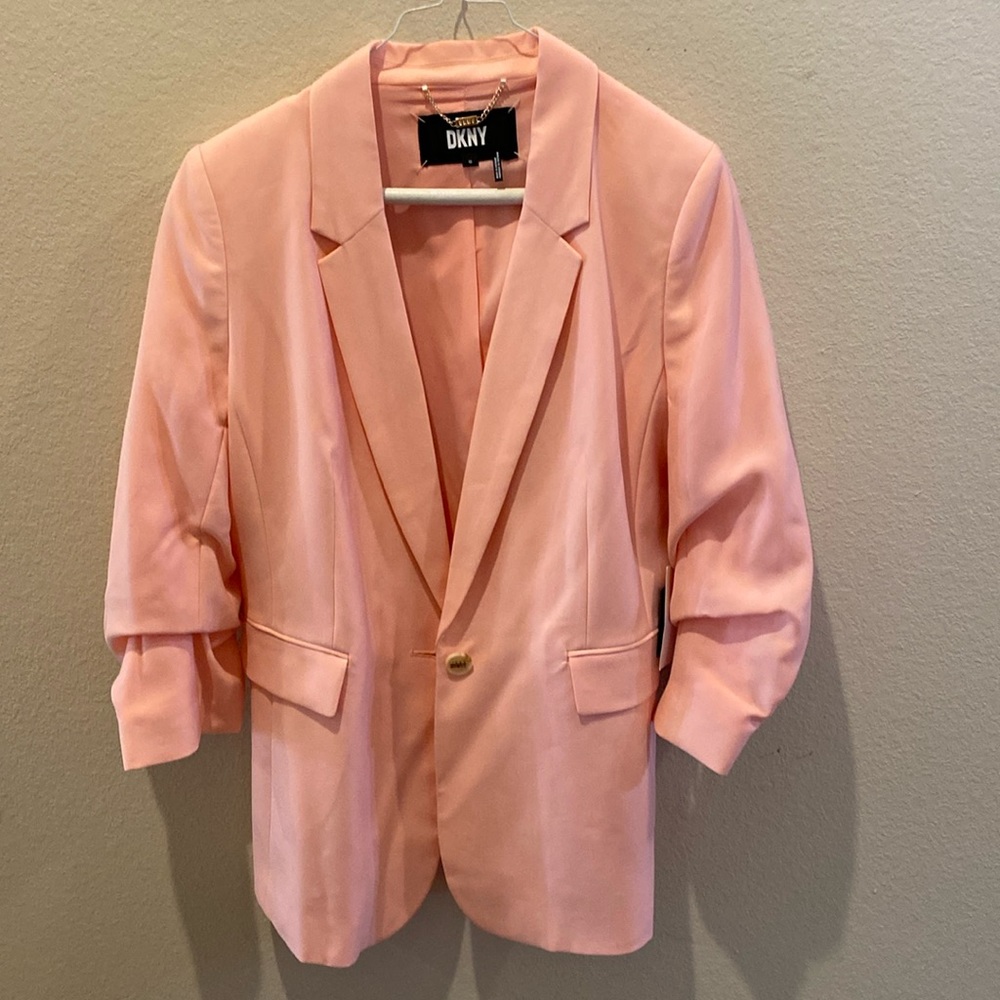 DKNY blazer NWT — Size 12, Color Rose Garden (pink)